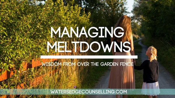 Managing Meltdowns: Wisdom from over the fence