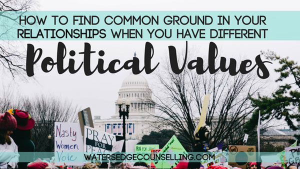 How to find common ground in your relationships when you have different political values
