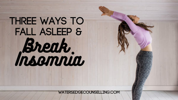 3 ways to fall asleep and break insomnia